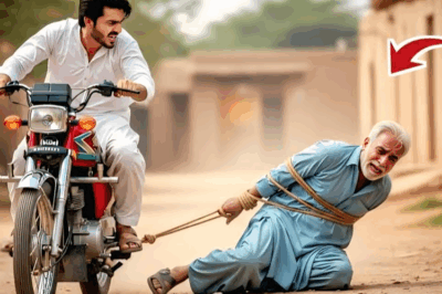 दुष्ट बेटे ने अपने पिता को बाइक से बांधा और देखिये उसने अपने पिता के साथ क्या किया 😢