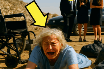 ÇOCUKLARI TEKERLEKLİ ANNELERİNİ YARAMAZ DİYE ÇÖP SAHASINDA BIRAKTILAR, AMA PLANI VARDI…