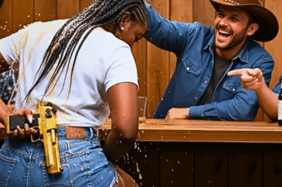 Kovboy kızına bira fırlattılar… ama saniyeler sonra bütün bar sessizliğe gömüldü!