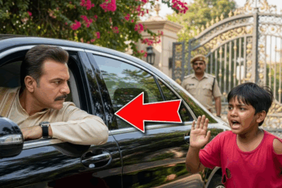 🚨 अरबपति घर से निकलने वाला था! छोटे लड़के ने गाड़ी रोकी और जान बचाई 😱🔥