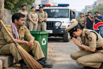 सफाई कर्मी पति के चरणों में झुकी IPS पत्नी, सच जानकर आपकी आंखों में आंसू आ जाएंगे।
