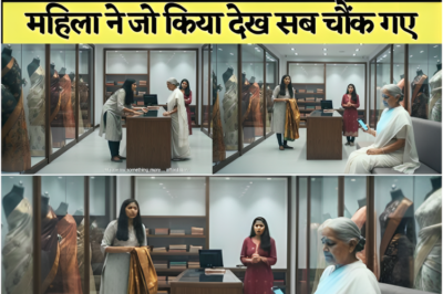 अम्मा जी यहाँ काफी महंगे कपड़े हैं , आप नहीं खरीद पाएंगी , लड़की की बात सुनकर महिला ने जो किया देख