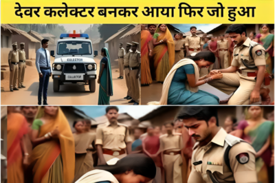 भाभी ने अपने गहने बेचकर देवर को पढ़ाया,जब देवर कलेक्टर बनकर घर आया तो भाभी को