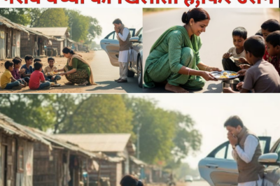 करोड़पति ने देखा की उसकी घर की नौकरानी उसके घर का बचा हुआ खाना गरीब बच्चों को खिलाती है , फिर उसने