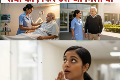 भारतीय नर्स ने रात दिन अमेरिका के एक हॉस्पिटल में पड़े एक लावारिस बुजुर्ग की सेवा की , फिर उसे जो