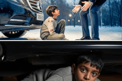 “क्या मैं आपकी गाड़ी के नीचे सो सकता हूँ?” – बेघर लड़के के सवाल ने मालिक को चौंका दिया।