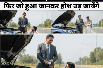 रास्ते में करोड़पति की गाड़ी ख़राब हो गयी , गरीब लड़के ने ठीक कर दी , फिर जो हुआ जानकर होश उड़