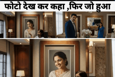 ”ये मेरी माँ की फोटो आपके घर में क्यों है ” भिखारी लड़की ने एक करोड़पति के घर में दीवार पर लगी