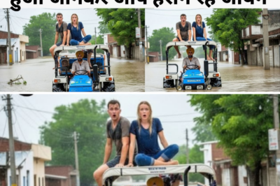 पंजाब में बाढ में फंसे विदेशी कपल को पंजाबी लड़कों ने बचाया फिर जो हुआ जानकर आप हैरान रह जायेंगे