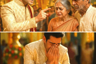 बुज़ुर्ग माता-पिता आशीर्वाद देने आए थे… पर बेटे ने जो किया, सब दंग रह गए