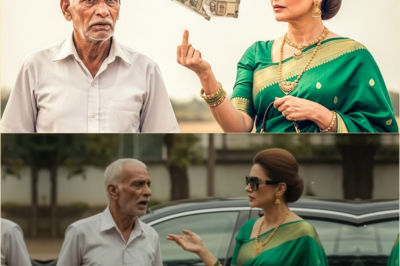 “तुम सिर्फ एक नौकर हो!” – मालकिन ने बूढ़े ड्राइवर के मुँह पर पैसे मारे… और फिर मिला कर्मों का फल