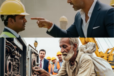 हाइड्रोलिक इंजन जाम हो गया था… एक कबाड़ीवाले ने पुरानी तार जोड़ी और इंजन पूरी ताकत से गरज उठा!