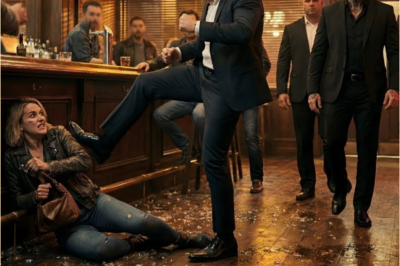 Eski sevgilisinin bir mafya babasıyla evlendiğinden habersiz olan adam, onu barda tekmeledi