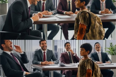 “Efendim, ben bu şirketin yeni sahibiyim,” dedi; milyarder, o evsizin kim olduğunu bilmeden güldü…