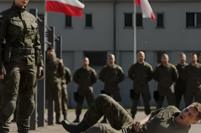 “Önüme düş!” – asker genç bir Polonyalı kadına tekme attı ve kadın 282 GROM askerinin önünde adamın iki bacağını kırdı.