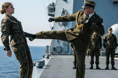 ÜÇ YILDIZLI BİR FİLO KOMUTANI OLDUĞUNU BİLMEYEN ONU UÇAK GEMİSİNDEN İTTİ