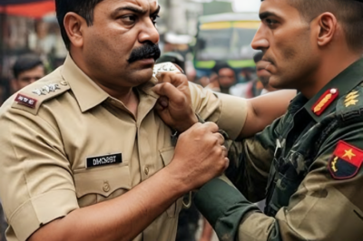 जब इंस्पेक्टर ने वर्दी में एक जवान को ज़ोरदार थप्पड़ मारा… फिर जो हुआ, उसने सबको हिला कर रख दिया।