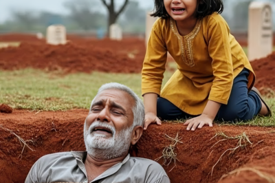 70 साल के बुज़ुर्ग को बेटे ने कब्रिस्तान में छोड़ दिया, पर सच्चाई जानकर सबकी आँखें भर आईं!
