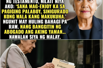 (FINAL: PART 3) Pinalayas Ako ng Aking Manugang Pagkamatay ng Anak Ko, Ngunit sa Pagbasa ng Huling Habilin…