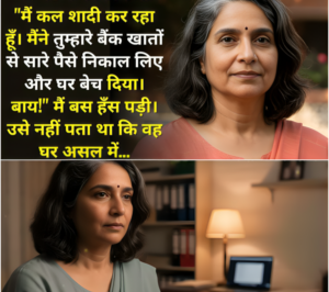 (अंतिम भाग ) मेरे बेटे ने मुझे फोन किया: “मैं कल शादी कर रहा हूँ। मैंने तुम्हारे बैंक से सारे पैसे निकाल लिए…”