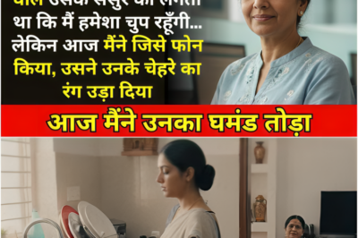 मैंने अपनी बेटी बाथरूम साफ करते पकड़ा, उसके ससुर हँसकर बोले, इसे बस यही आता है… फिर मैंने फोन किया…