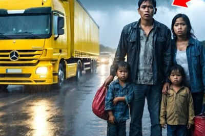 Isang Truck Driver ang Nakakita ng Pamilyang Naglalakad sa Ulan —Isang Desisyon ang Nagbago ng Lahat