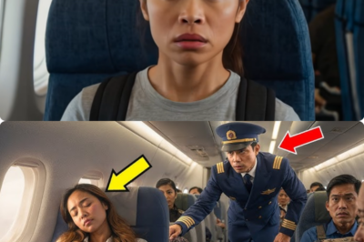 Nakatulog ang Babae sa Eroplano – Hanggang sa Nagtanong ang Kapitan: ‘May Fighter Pilot Ba Dito?