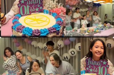 Juana Luisa Santos “Luna” Agoncillo 10th Birthday❤️Judy Ann Santos at Ryan Agoncillo NAGHANDA!