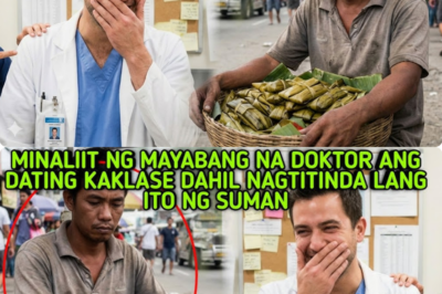 MINALIIT NG MAYABANG NA DOKTOR ANG DATING KAKLASE DAHIL NAGTITINDA LANG ITO NG SUMAN, NAPAHIYA SYA..