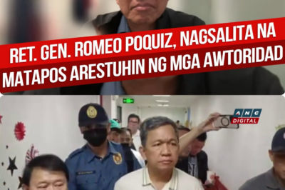 LIVE: RET. GEN. ROMEO POQUIZ, NAGSALITA NA MATAPOS ARESTUHIN NG MGA AWTORIDAD
