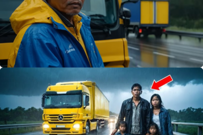 Isang Truck Driver ang Nakakita ng Pamilyang Naglalakad sa Ulan —Isang Desisyon ang Nagbago ng Lahat
