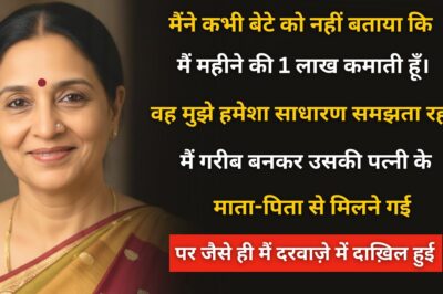 बहू के घर गई बनकर एक ‘मामूली औरत’, पर जब मेरा असली रुतबा खुला तो सौदेबाज़ी धरी की धरी रह गई!