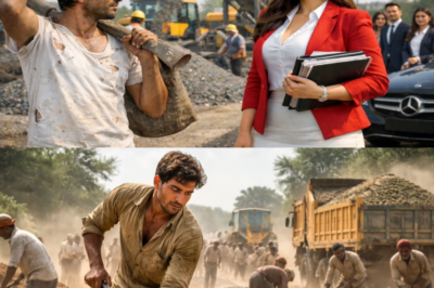 जिस सड़क पर पति मजदूरी कर रहा था, उसका टेंडर तलाकशुदा पत्नी के पास था! जब दोनों का सामना हुआ तो सबकी रूह कांप गई।