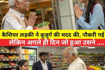 कैशियर लड़की ने बुजुर्ग की मदद की, नौकरी गईलेकिन अगले ही दिन जो हुआ उसने सबको
