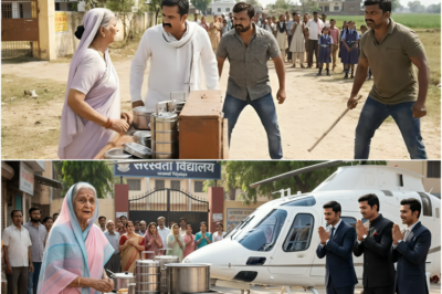 रोज़ स्कूल के बाहर 3 अनाथ बच्चों को खाना देती थी यह महिला… 25 साल बाद उसके घर हेलीकॉप्टर उतरा