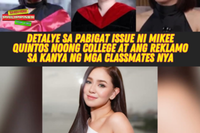 Detalye sa pabigat issue ni Mikee Quintos nung college at ang reklamo sa kanya ng mga classmates nya