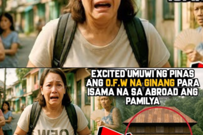 EXCITED UMUWI NG PINAS ANG O.F.W NA GINANG PARA ISAMA NA SA ABROAD ANG PAMILYAPERO ANO KAYA ANG NA..