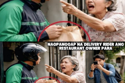 NAGPANGGAP NA DELIVERY RIDER ANG RESTAURANT OWNER PARATURUAN NG LEKSYON ANG MATAPOBRENG…