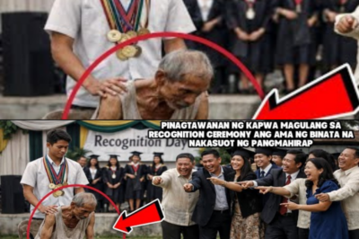 PINAGTAWANAN NG KAPWA MAGULANG SA RECOGNITION CEREMONY ANG AMA NG BINATA NA NAKASUOT NG PANGMAHIRAP