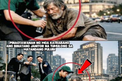 PINAGTAWANAN NG MGA KATRABAHO ANG BINATANG JANITOR NA TUMULONG SA MATANDANG PULUBIDI NILA ALAM NA…