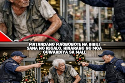 MATANDANG MAGBOBOTE NA BIBILI SANA NG REGALO, HINARANG NG MGA GUWARDIYA SA MALL PAHIYA SILA NANG…