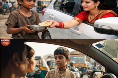 करोड़पति माँ VIP कार में बैठकर जा रही थी… उन्हीं का खोया हुआ बेटा उनसे भीख माँगने आ गया और फिर…