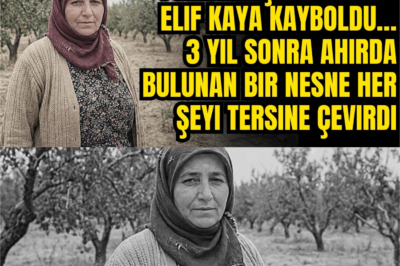 2003’te Konya’da Elif Kaya kayboldu… 3 yıl sonra bulunan bir nesne her şeyi değiştir