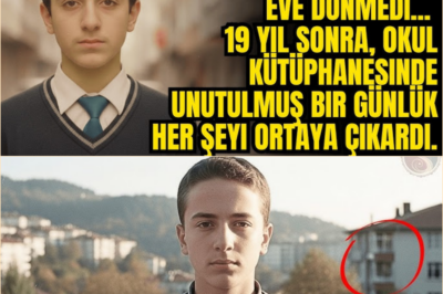 1996’da Ankara’da, Murat Ersoy eve dönmedi.19 yıl sonra, okul kütüphanesindeki günlük sırrı açıkladı