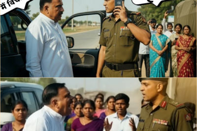 VIP काफिला आया… विधायक ने Army से भिड़ने की गलती की, और तुरंत अंजाम भुगता!