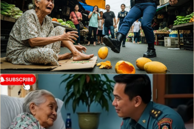 Sinipa ng pulis ang matandang tindera ng mangga—di niya alam, opisyal pala ang anak niya.
