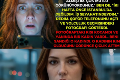 Uber, beni ve kocamı bir otele bıraktığını söyledi.Fotoğrafta onunla birlikte olan kadını gördüğümde