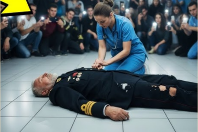 Hemşire AVM’de yığılan adamı kurtardı… O adam Denizci bir General çıktı!