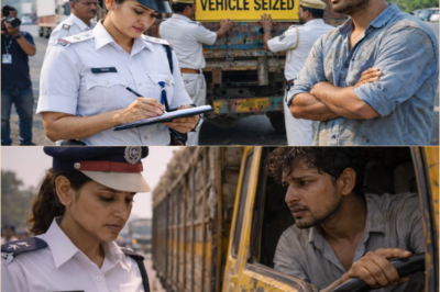 ट्रैफिक इन्स्पेक्टर पत्नी ने तलाकशुदा पति के सब्जी से भरे ट्रक को चालान कर सीज़ कर दिया — फिर जो हुआ