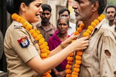 SP मैडम का पति निकला सड़क किनारे पंचर बनाने वाला… सच पता चला तो पूरा ज़िला हिल गया!